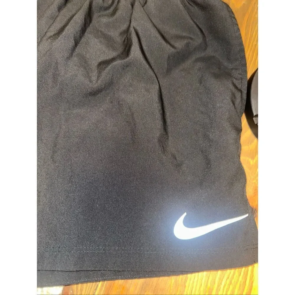 Nike Dri-FIT Black Lined Running Shorts women’s size Large